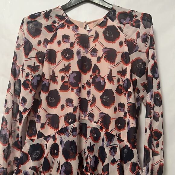 NWT H&M‎ FLORAL TIERED DRESS SIZE 8 - Picture 3 of 8